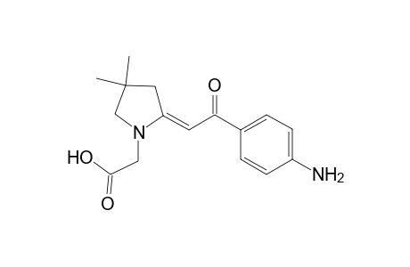[2-[2-(4-Aminophenyl)-2-oxo-ethylidene]-4,4-dimethyl-pyrrolidin-1-yl]acetic acid