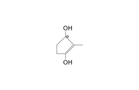 2-Methyl-3-hydroxy-cyclopent-2-en-1-one cation