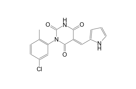 (5E)-1-(5-chloro-2-methylphenyl)-5-(1H-pyrrol-2-ylmethylene)-2,4,6(1H,3H,5H)-pyrimidinetrione
