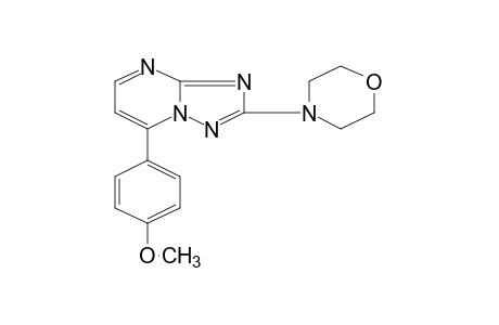 7-(p-METHOXYPHENYL)-2-MORPHOLINO-s-TRIAZOLO[1,5-a]PYRIMIDINE