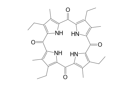 5,10,15,20(22H,24H)-Porphinetetrone, 2,7,12,17-tetraethyl-3,8,13,18-tetramethyl-