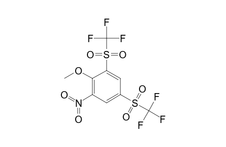 2-NITRO-4,6-BIS-(TRIFLUOROMETHYLSULFONYL)-ANISOLE