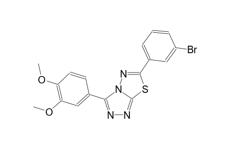 [1,2,4]triazolo[3,4-b][1,3,4]thiadiazole, 6-(3-bromophenyl)-3-(3,4-dimethoxyphenyl)-