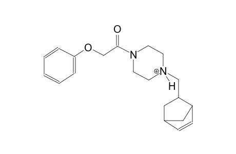 1-(bicyclo[2.2.1]hept-5-en-2-ylmethyl)-4-(phenoxyacetyl)piperazin-1-ium