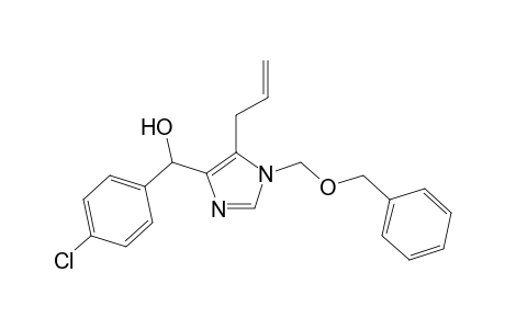 5-Allyl-1-benzyloxymethyl-4-(4-chloro-.alpha.-hydroxybenzyl)-imidazole