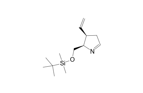 (2R,3R)-2-tert-Butyldimethylsilyloxymethyl-3-vinyl-N,5-didehydeopyrrolidine