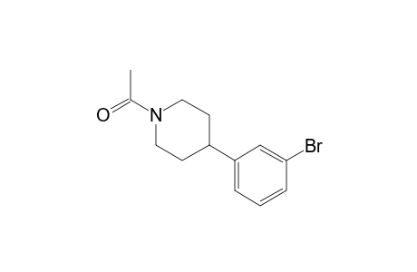 4-(3-Bromophenyl)piperidine, N-acetyl-