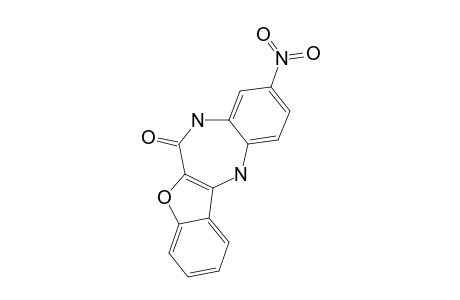 5,6-Dihydro-3-nitro-12H-benzofuro[3,2-b]-[1,5]benzodiazepin-6-one