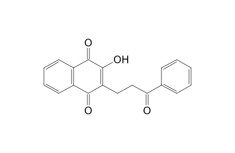 2-Hydroxy-3-(3-oxo-3-phenylpropyl)-1,4-naphthalenedione