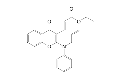 (E)-3-[2-(Allyl-phenyl-amino)-4-oxo-4H-chromen-3-yl]-acrylic acid ethyl ester