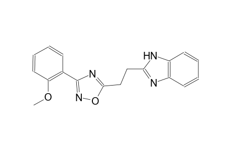 1H-benzimidazole, 2-[2-[3-(2-methoxyphenyl)-1,2,4-oxadiazol-5-yl]ethyl]-