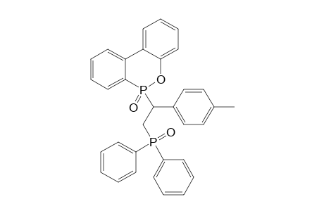 2-DIPHENYLPHOSPHINYL-1-(4-TOLYL)-1-(6-OXIDO-6-H-DIBENZ-[C,E]-[1,2]-OXAPHOSPHORIN-6-YL)-ETHANE;MAJOR-DIASTEREOMER