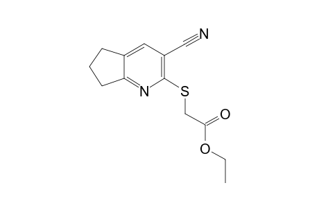 Ethyl [(3-cyano-6,7-dihydro-5H-cyclopenta[b]pyridin-2-yl)sulfanyl]acetate