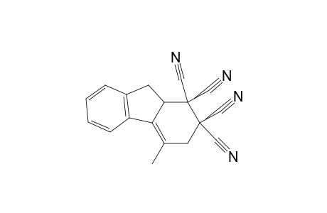 1H-Fluorene-1,1,2,2(3H)-tetracarbonitrile, 9,9a-dihydro-4-methyl-