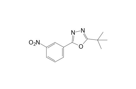 2-tert-butyl-5-(m-nitrophenyl)-1,3,4-oxadiazole