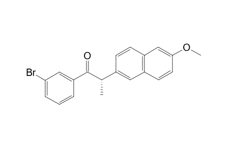 (S)-1-(3-Bromophenyl)-2-(6-methoxynaphthalen-2-yl)propan-1-one