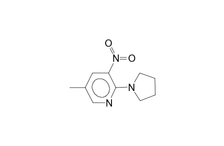 2-pyrrolidino-3-nitro-5-methylpyridine
