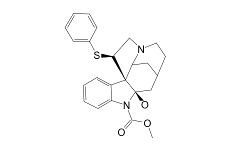 METHYL-20-DEETHYL-2-BETA-HYDROXY-6-ALPHA-(PHENYLTHIO)-TUBIFOLIDINE-1-CARBOXYLATE