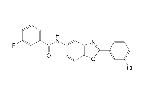 benzamide, N-[2-(3-chlorophenyl)-5-benzoxazolyl]-3-fluoro-