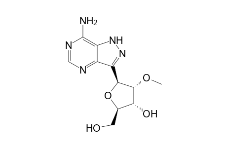 (2R,3R,4R,5S)-5-(7-amino-2H-pyrazolo[4,3-d]pyrimidin-3-yl)-2-(hydroxymethyl)-4-methoxy-3-oxolanol