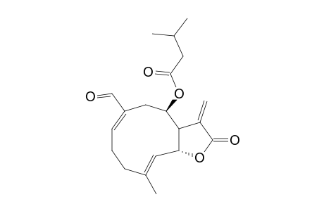 8-ISOVALEROYLOXY-1(10),4,11(13)-MELAMPOTRIEN-14-AL-6,12-OLIDE