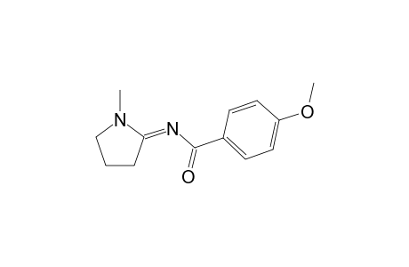 1-Methyl-2-[N-(4-methoxybenzoyl)imino]pyrrolidine