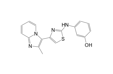phenol, 3-[[4-(2-methylimidazo[1,2-a]pyridin-3-yl)-2-thiazolyl]amino]-