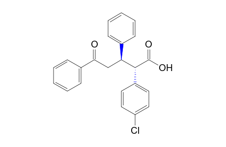 erythro-4-BENZOYL-2-(p-CHLOROPHENYL)-3-PHENYLBUTYRIC ACID