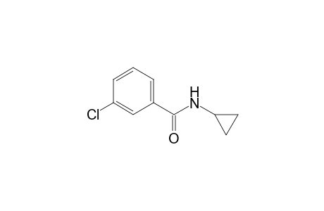 3-Chloranyl-N-cyclopropyl-benzamide