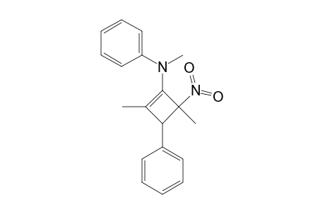 TRANS-N,2,4-TRIMETHYL-4-NITRO-N,3-DIPHENYL-1-CYCLOBUTEN-1-AMINE