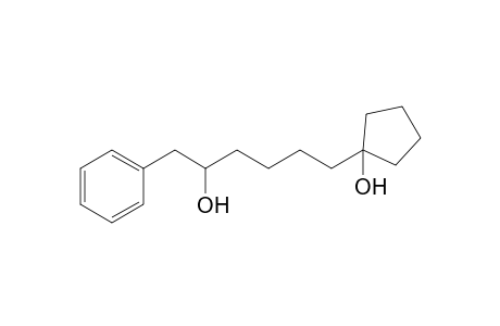 1-(5'-Hydroxy-6'-phenylhexyl)-cyclopentanol