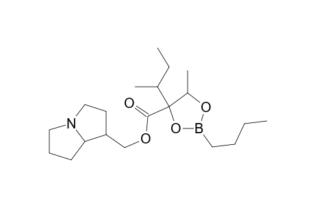 1,3,2-Dioxaborolane-4-carboxylic acid, 2-butyl-5-methyl-4-(1-methylpropyl)-, (hexahydro-1H-pyrrolizin-1-yl)methyl ester