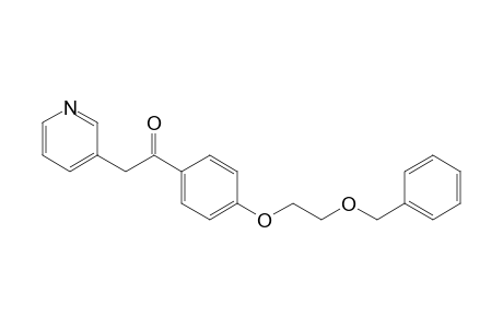 1-[4-(2-benzoxyethoxy)phenyl]-2-(3-pyridyl)ethanone