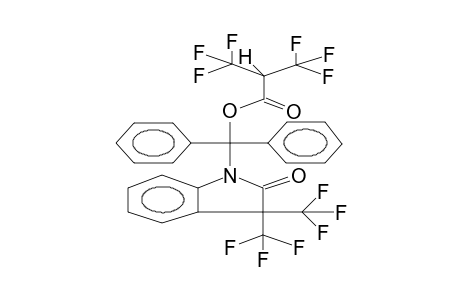 1-[ALPHA-HEXAFLUOROISOBUTYROYLOXY(DIPHENYL)METHYL]-2-OXO-3,3-BIS(TRIFLUOROMETHYL)INDOLINE