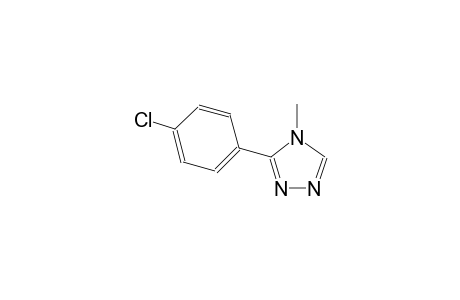 4H-1,2,4-triazole, 3-(4-chlorophenyl)-4-methyl-