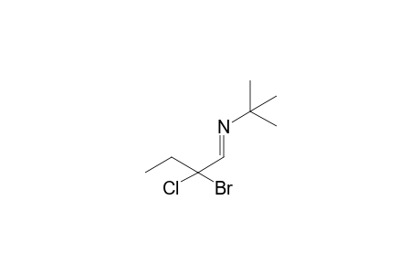 N-2-Bromo-2-chloro-3-butylidene)-tert-butylamine