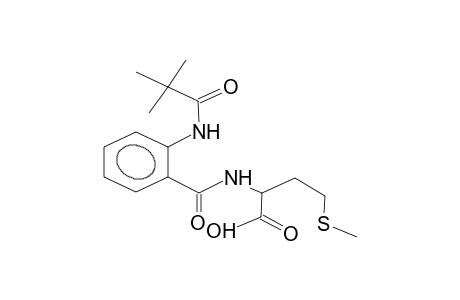 N-(1-carboxy-3-methylthio-1-propyl)-2-pivaloylamidobenzamide