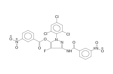 3-(3-NITROBENZOYLAMINO)-5-(3-NITROBENZOYLOXY)-1-(2,4,6-TRICHLOROPHENYL)-4-FLUOROPYRAZOL