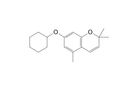 7-[Cyclohexyloxy]-2,2,5-trimethylchromene