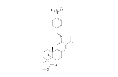(1R,4aS,10aR)-methyl 7-isopropyl-1,4a-dimethyl-6-((E)-4-nitrobenzylideneamino)-1,2,3,4,4a,9,10,10a-octahydrophenanthrene-1-carboxylate