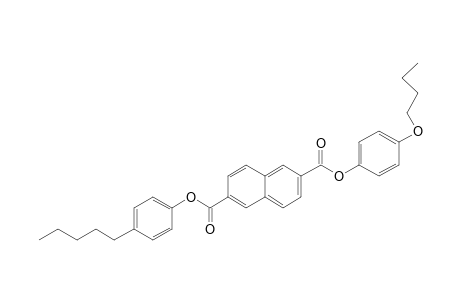 Naphthalene-2,6-dicarboxylic acid, p-butoxyphenyl ester, p-pentylphenyl ester