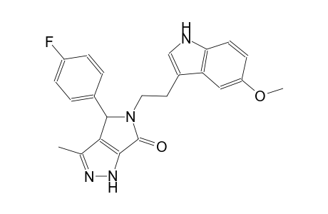pyrrolo[3,4-c]pyrazol-6(1H)-one, 4-(4-fluorophenyl)-4,5-dihydro-5-[2-(5-methoxy-1H-indol-3-yl)ethyl]-3-methyl-