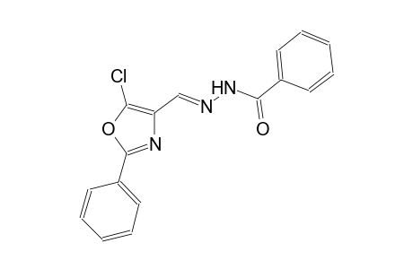 benzoic acid, 2-[(E)-(5-chloro-2-phenyl-4-oxazolyl)methylidene]hydrazide