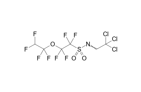 1,1,2,2-tetrafluoro-2-(1,1,2,2-tetrafluoroethoxy)-N-(2,2,2-trichloroethylidene)ethanesulfonamide