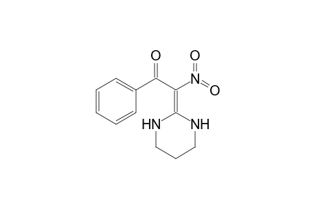 Hexahydro-2-[nitro(benzoyl)methylene]pyrimidine