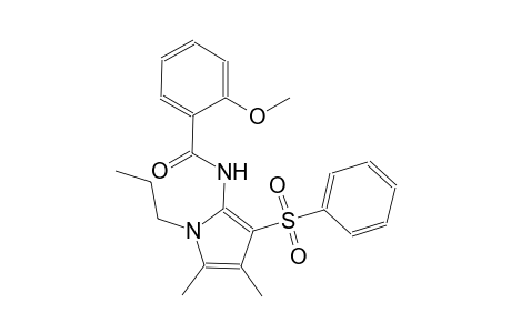 benzamide, N-[4,5-dimethyl-3-(phenylsulfonyl)-1-propyl-1H-pyrrol-2-yl]-2-methoxy-