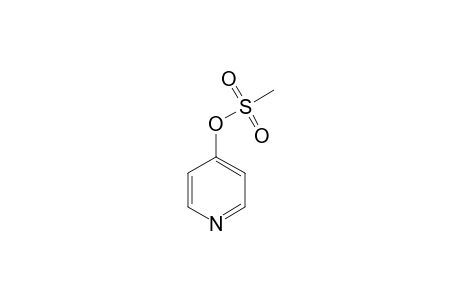 pyridin-4-yl methanesulfonate