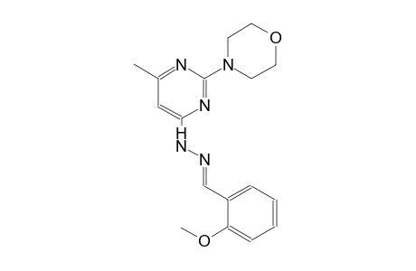 2-methoxybenzaldehyde [6-methyl-2-(4-morpholinyl)-4-pyrimidinyl]hydrazone