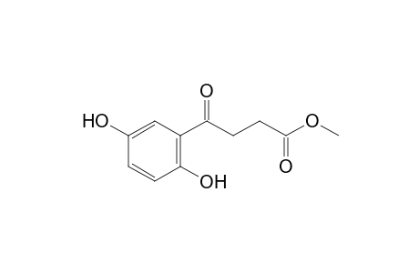3-(2,5-dihydroxybenzoyl)propionic acid , methyl ester