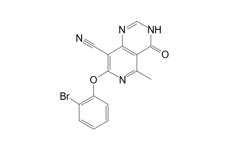 8-Cyano-7-(2-bromophenyl)-5-methylpyrido[4,3-d]pyrimidin-4-one